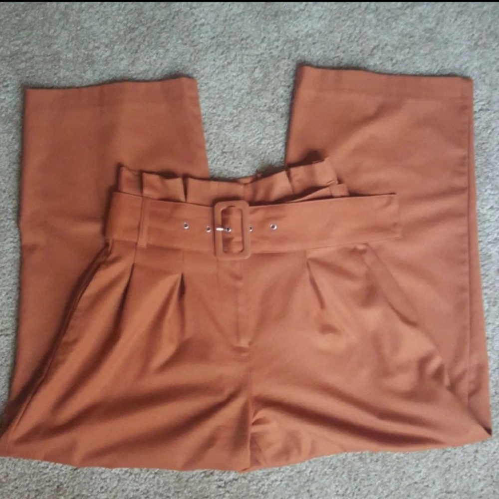 Free people paperbag cropped pants